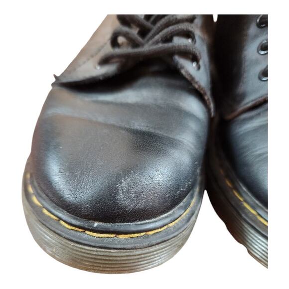 Dr martens 1460J black combat boots kids size 3 airwair lace up/ zip up boots - Picture 4 of 16